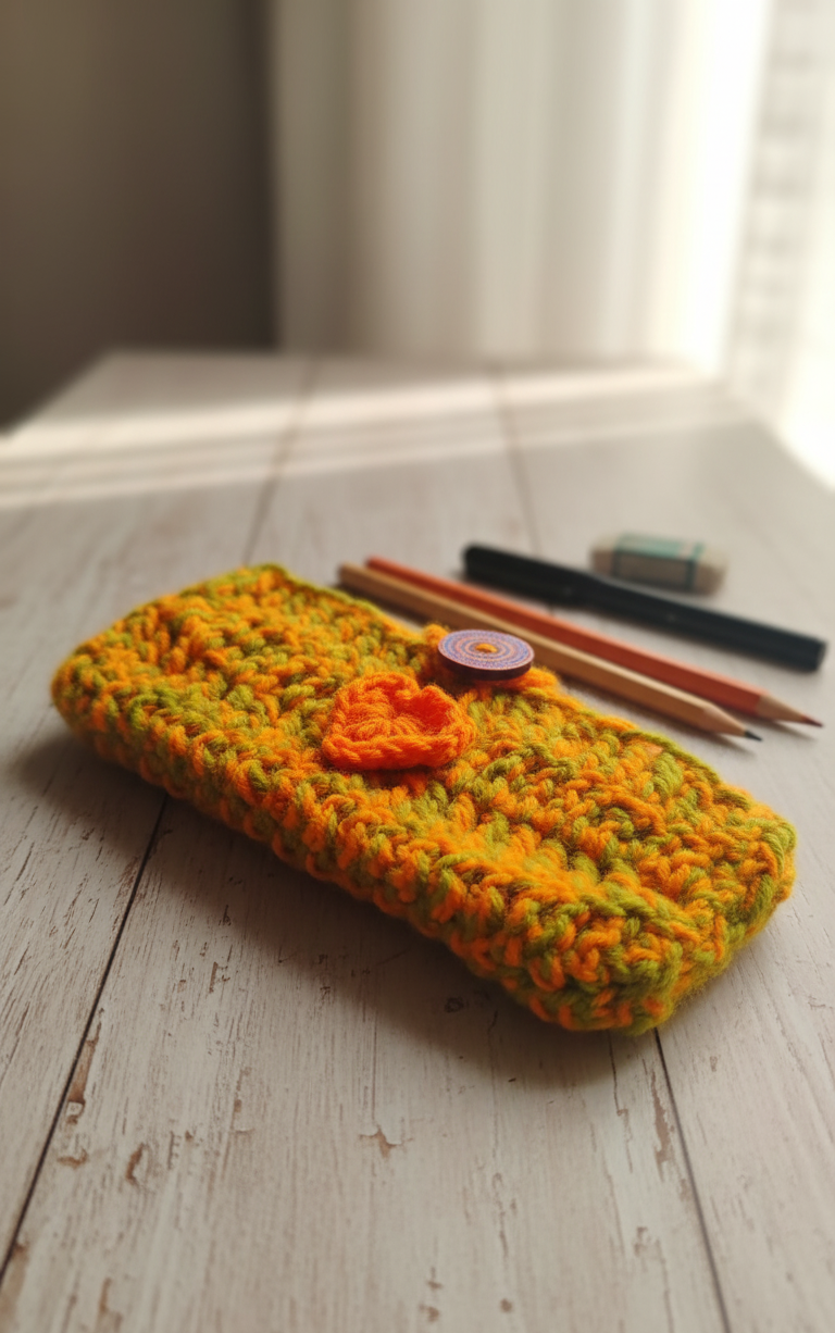Sunburst Stitch Pouch