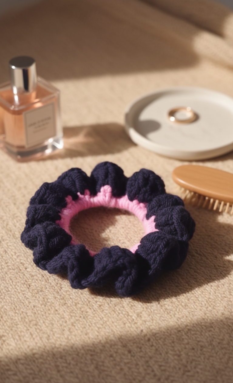 Blush Bloom Scrunchie